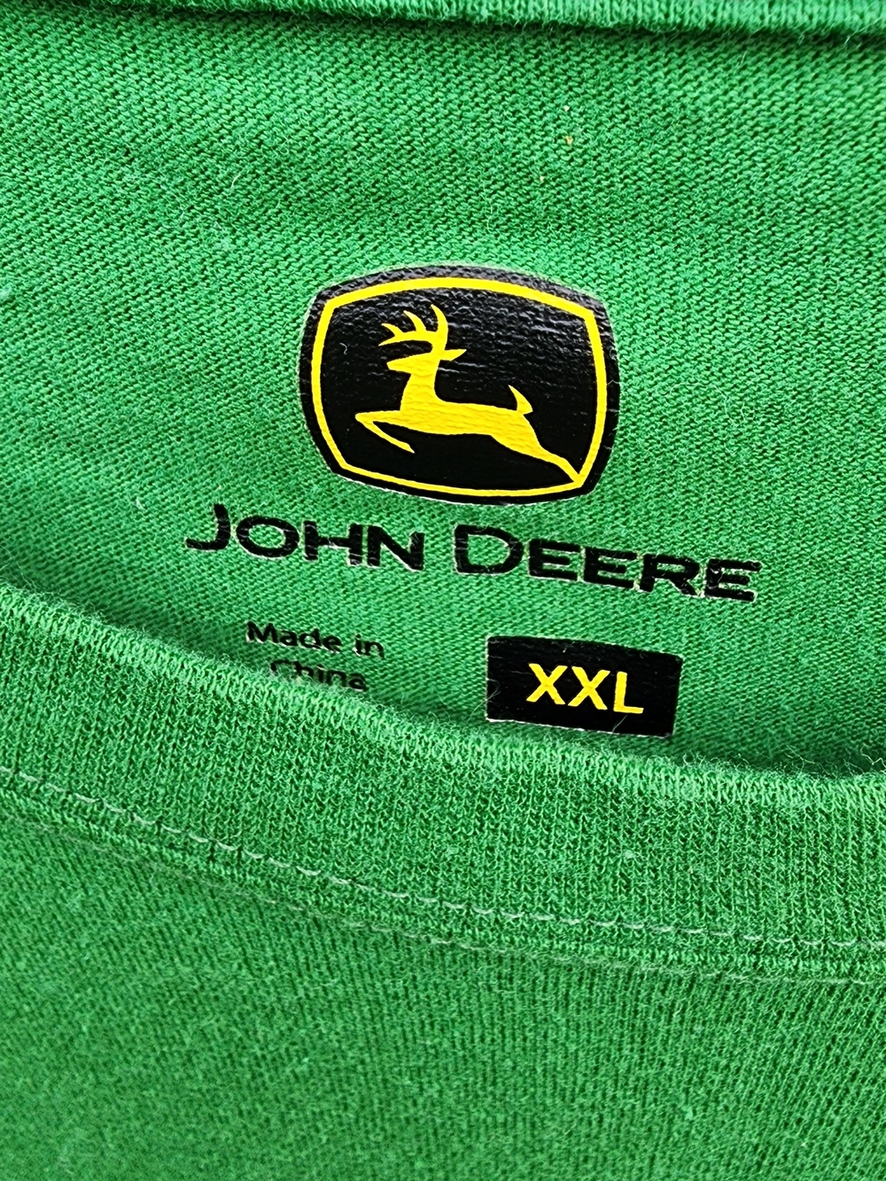 John Deere Men’s Green Graphic Tractor T-Shirt 2 XL - Picture 6 of 10